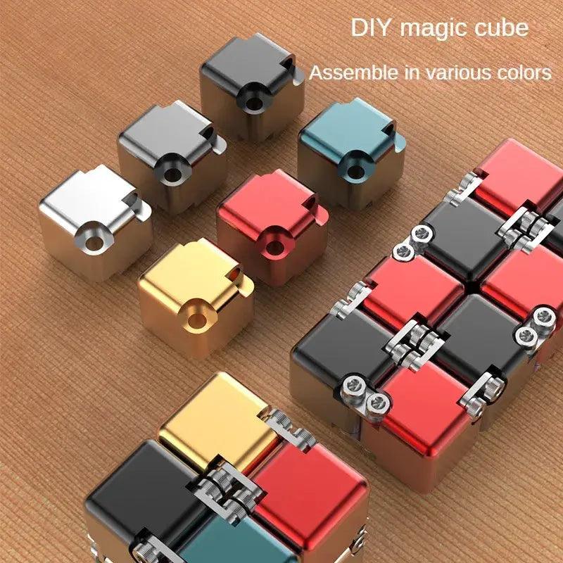  Magnetic Metal Puzzle Cube 2x2x2 Stress Relief Toy -  ToylandEU™