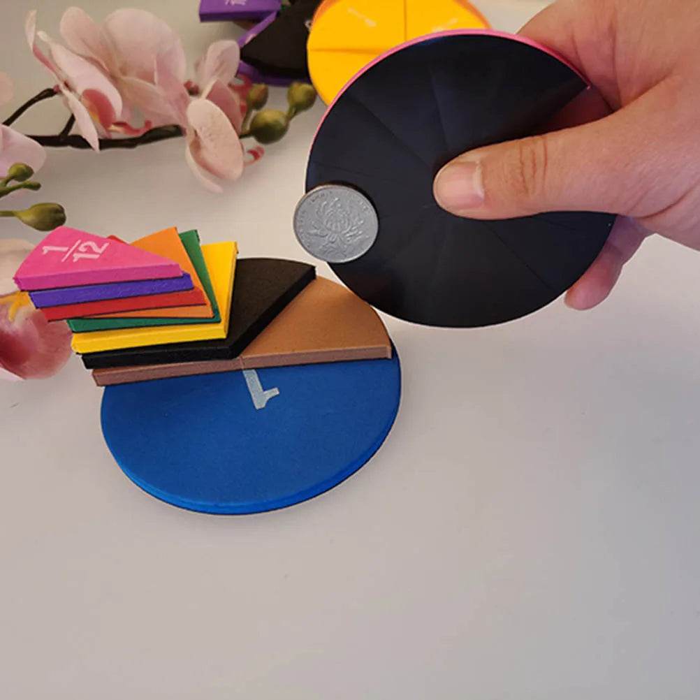 Magnetic Montessori Fraction Learning Set - Fun Math for Kids - ToylandEU