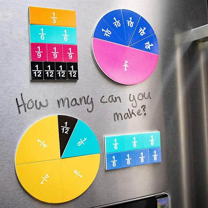 Magnetic Montessori Fraction Learning Set - Fun Math for Kids - ToylandEU