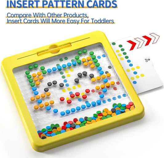 2-in-1 Magnetic Pen DIY Drawing Board for Children Montessori Preschool Educational Puzzle Toy - ToylandEU