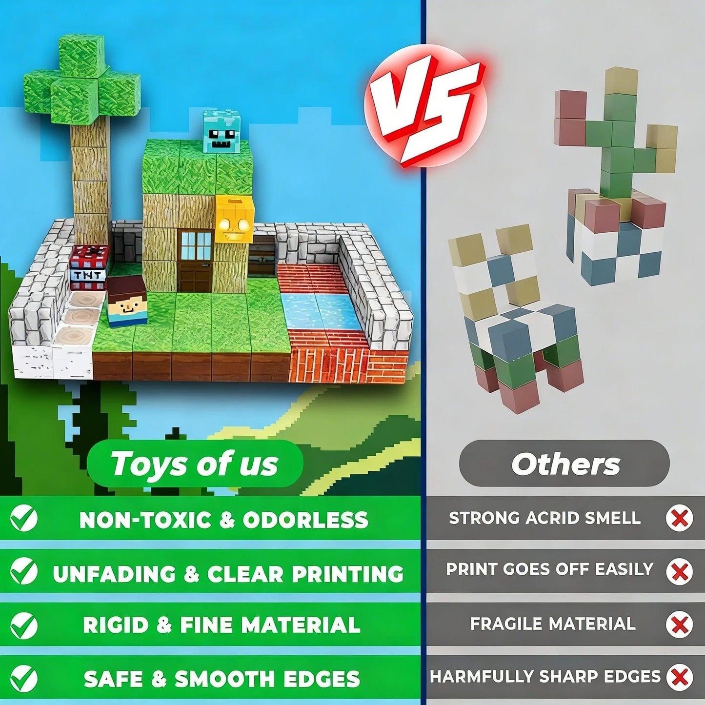  Magnetic Puzzle STEM Toy Set | 150 Pieces | Toylandeu™ 