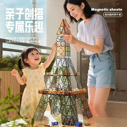  Magnetic Puzzle Toy for Kids Lego Compatible Creativity -  ToylandEU™