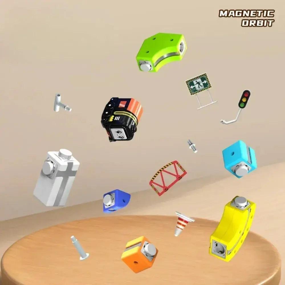  Magnetic Rail Racing Car Set Diecast DIY Tracks -  ToylandEU™
