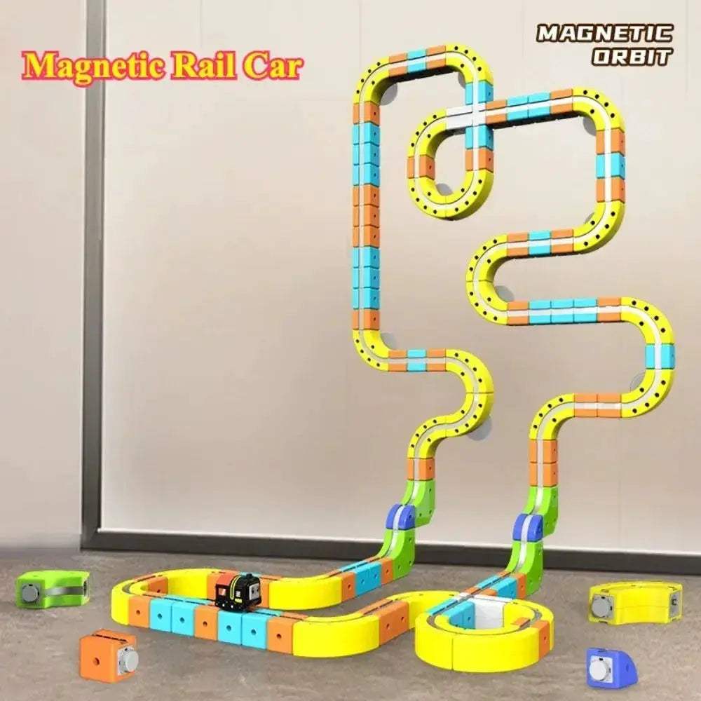  Magnetic Rail Racing Car Set Diecast DIY Tracks -  ToylandEU™