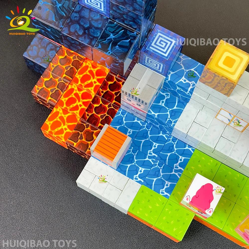  Magnetic STEM Blocks | 50-300 Pieces | Toylandeu™ 