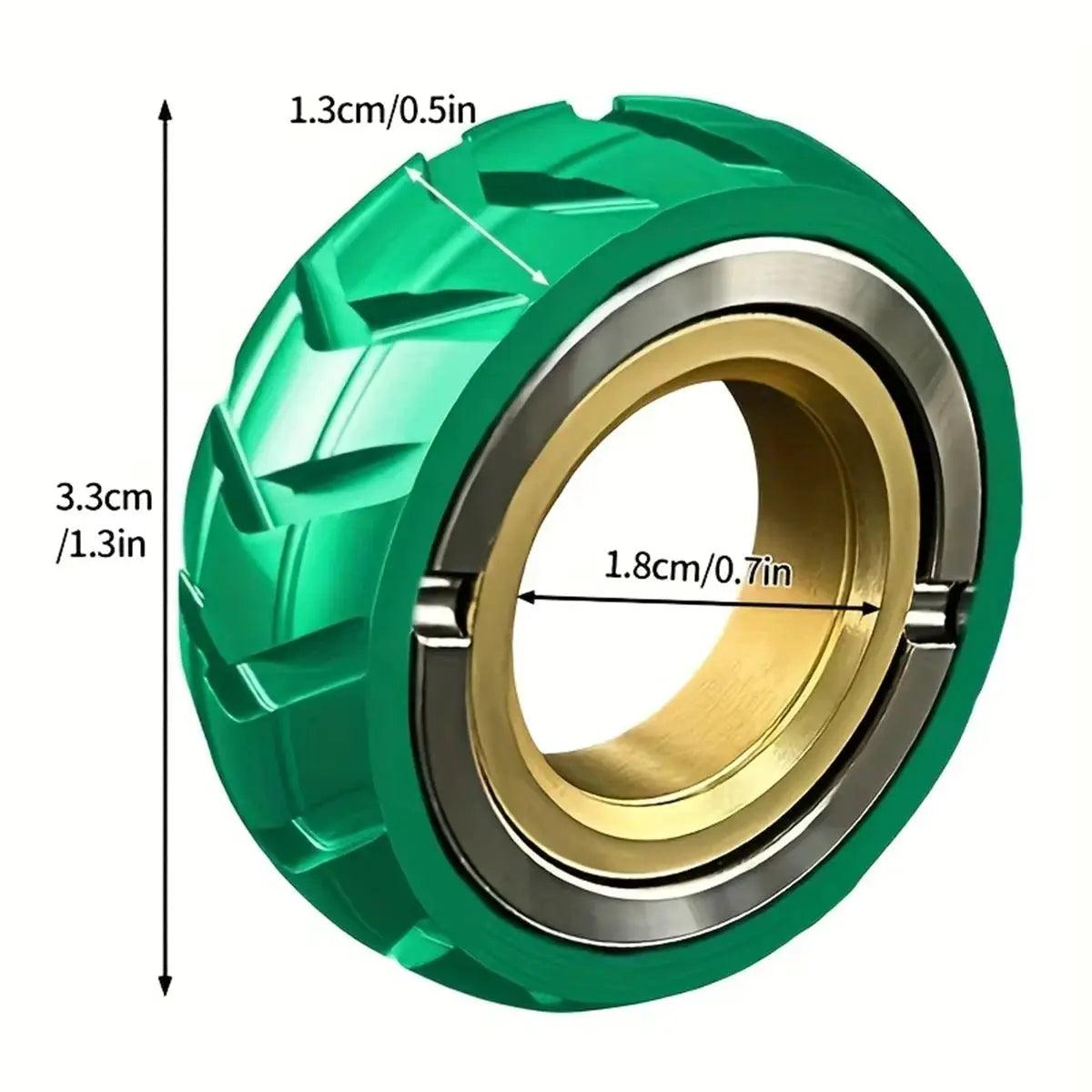  Magnetic Stainless Steel Fidget Toys Ring Slider -  ToylandEU™
