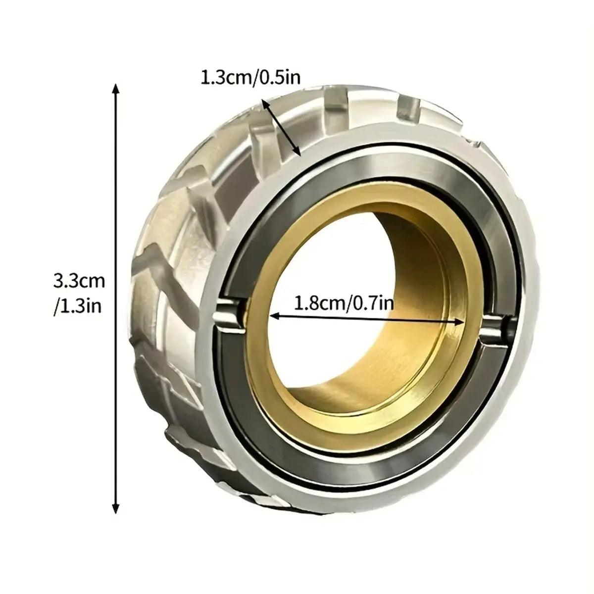  Magnetic Stainless Steel Fidget Toys Ring Slider -  ToylandEU™