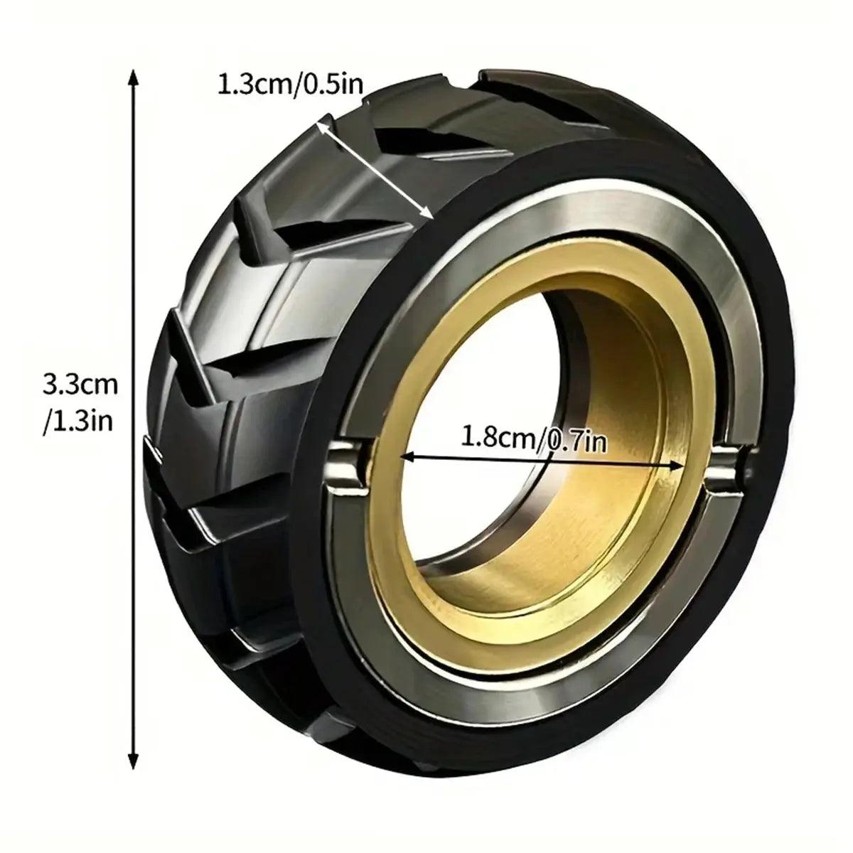  Magnetic Stainless Steel Fidget Toys Ring Slider -  ToylandEU™