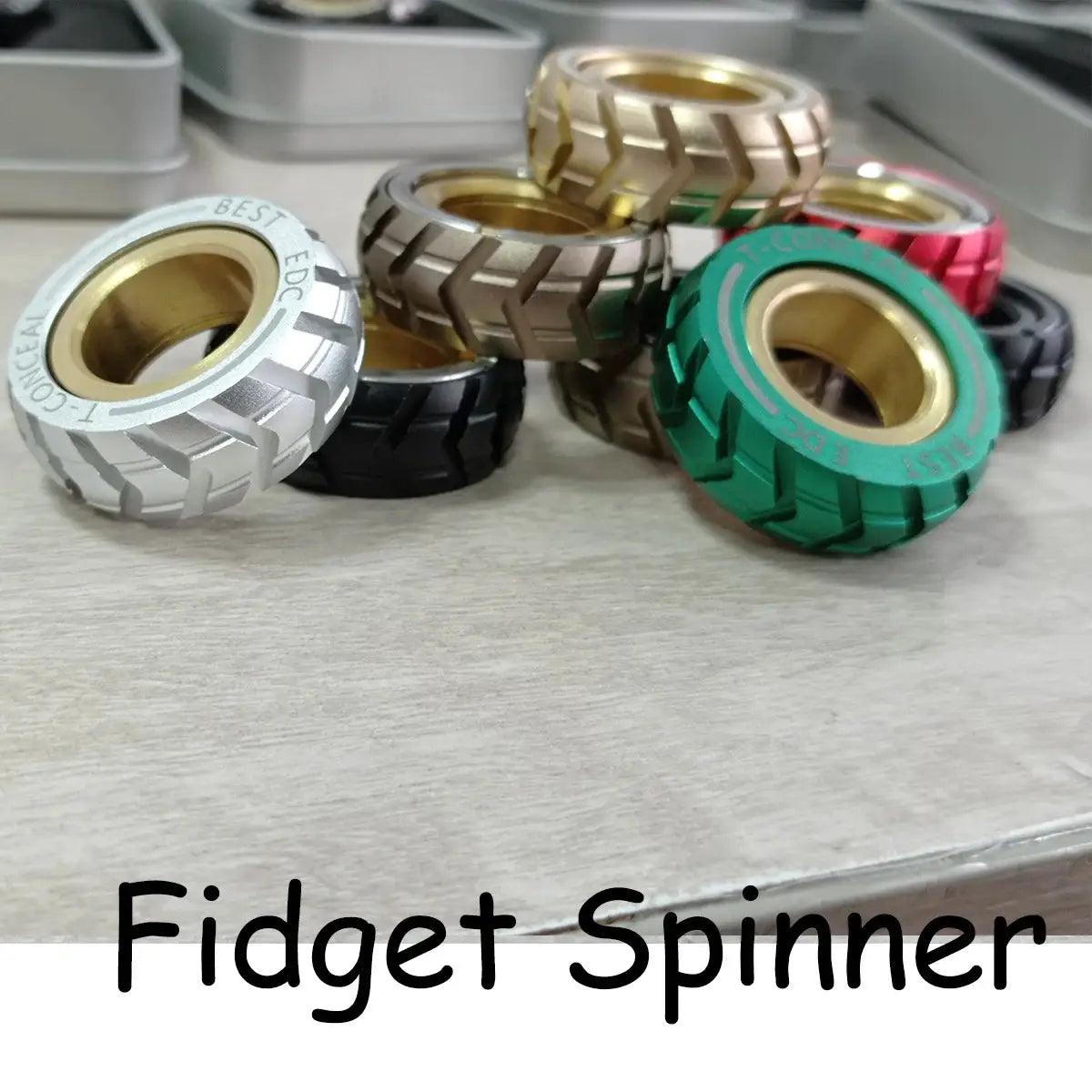 Magnetic Stainless Steel Fidget Toys Ring Slider -  ToylandEU™