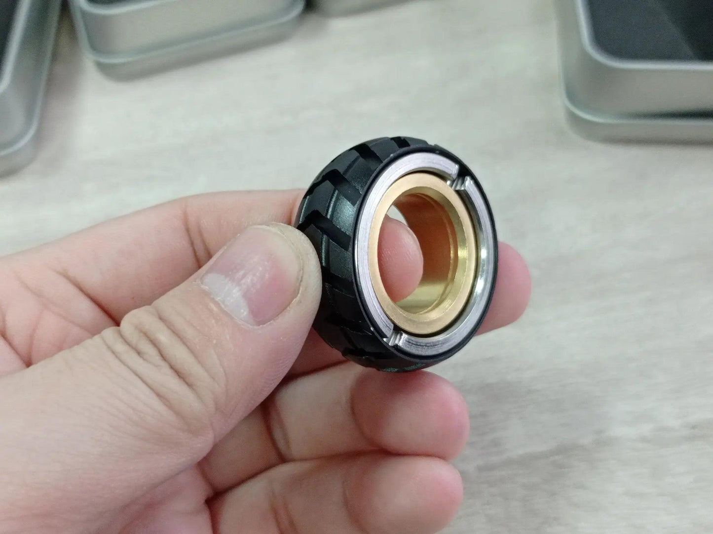  Magnetic Stainless Steel Fidget Toys Ring Slider -  ToylandEU™