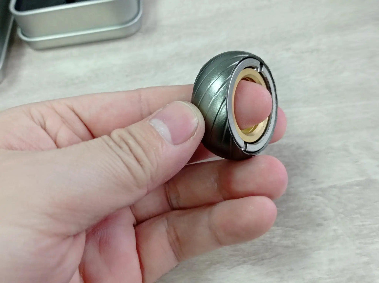  Magnetic Stainless Steel Fidget Toys Ring Slider -  ToylandEU™