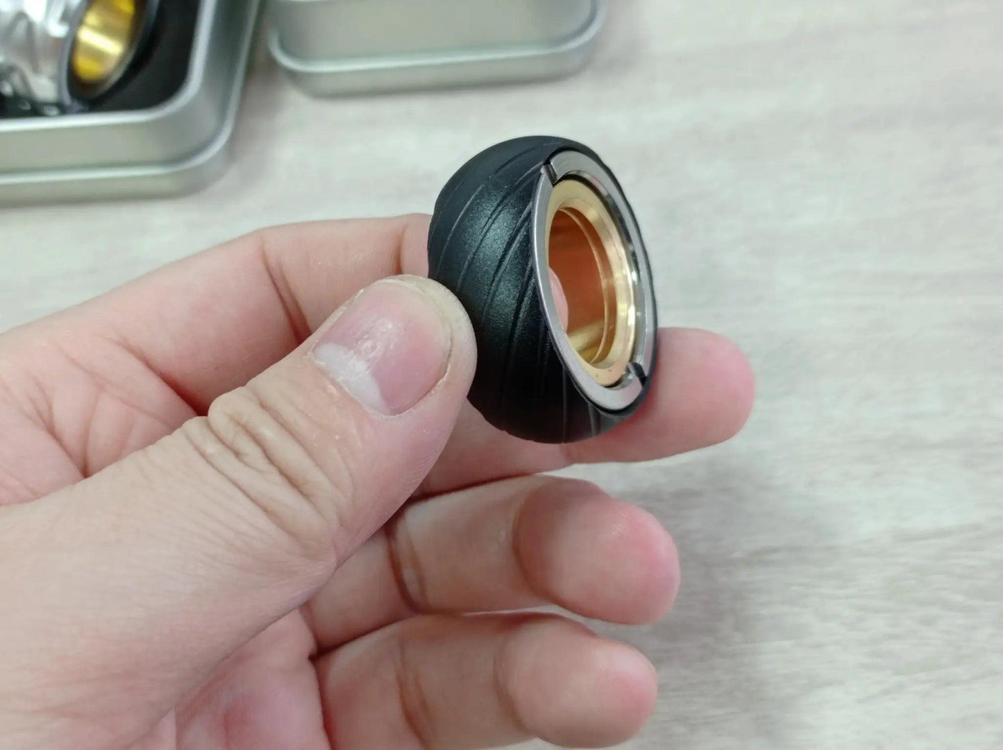  Magnetic Stainless Steel Fidget Toys Ring Slider -  ToylandEU™
