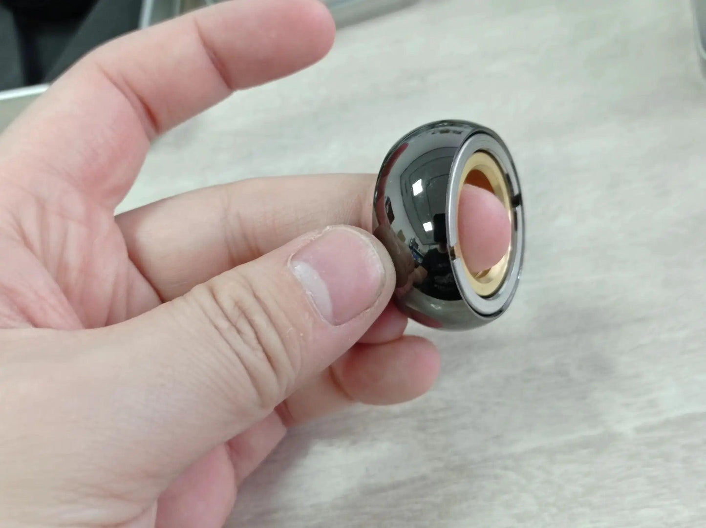  Magnetic Stainless Steel Fidget Toys Ring Slider -  ToylandEU™