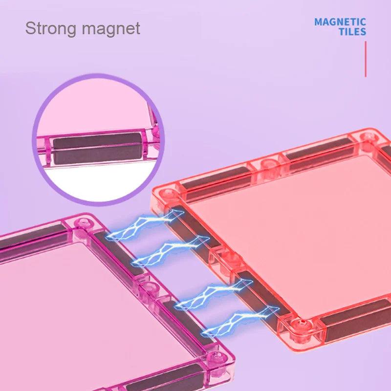  Magnetic Tiles | Castle Theme | 37-116 Pcs | Toylandeu™ 