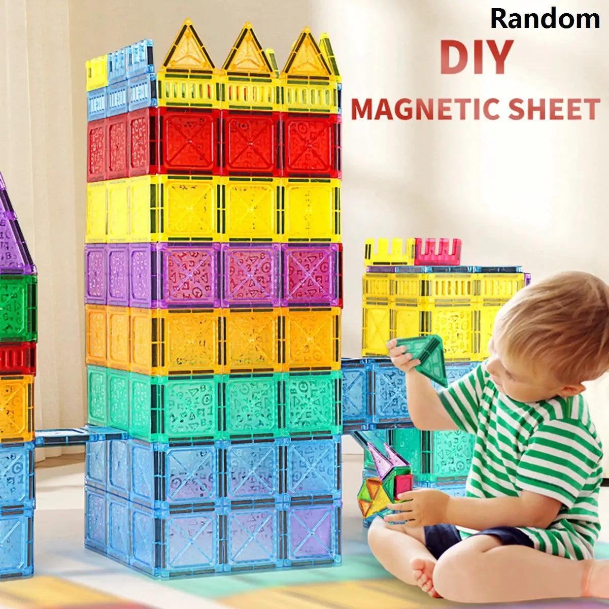  Magnetic Tiles For Kids Ages 3 To 8 Educational Blocks -  ToylandEU™