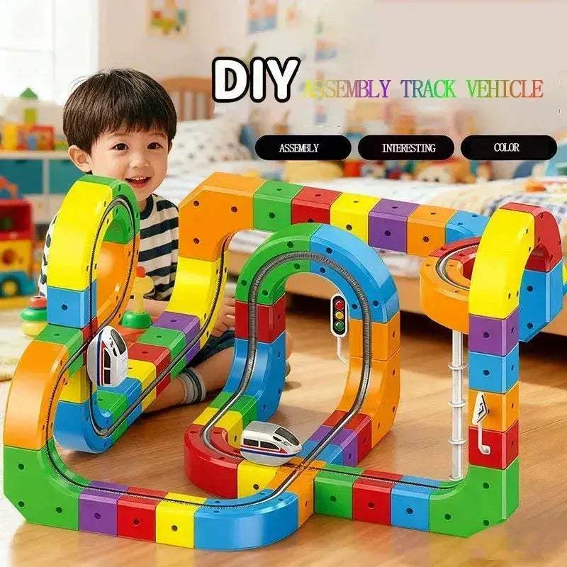 Magnetic Track Set With Anti Gravity Vehicle For Creative Railway - ToylandEU