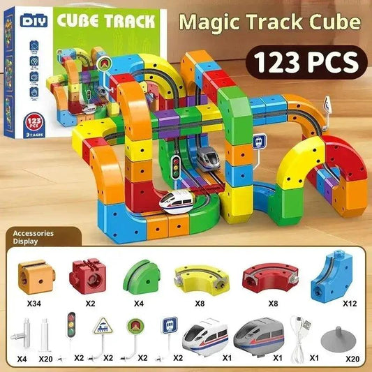  Magnetic Track Set With Anti Gravity Vehicles STEM Toy -  ToylandEU™
