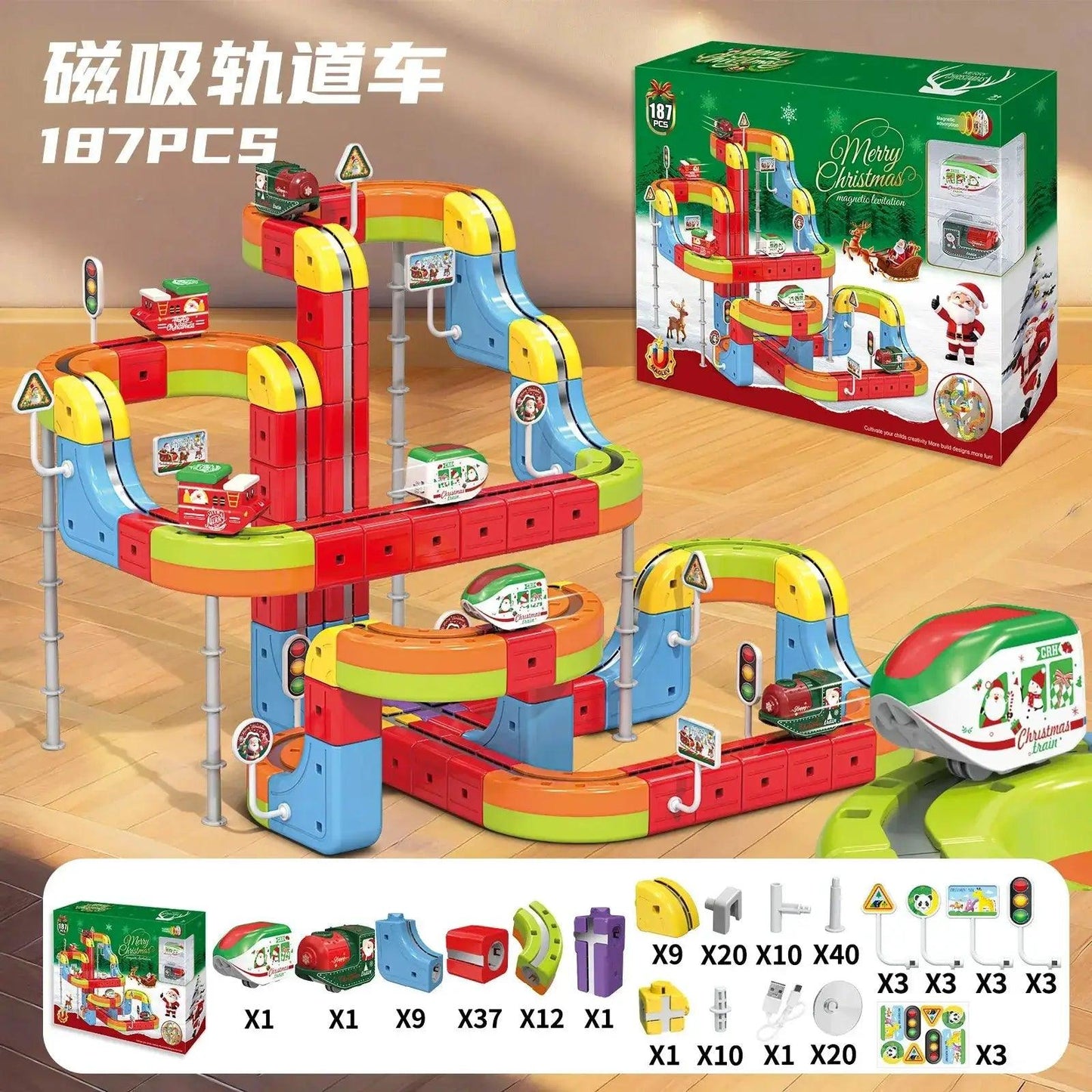  Magnetic Track Train Toy Anti Gravity Attraction Deluxe -  ToylandEU™