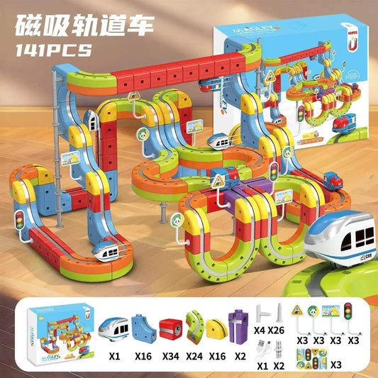  Magnetic Track Train Toy Anti Gravity Attraction Deluxe -  ToylandEU™