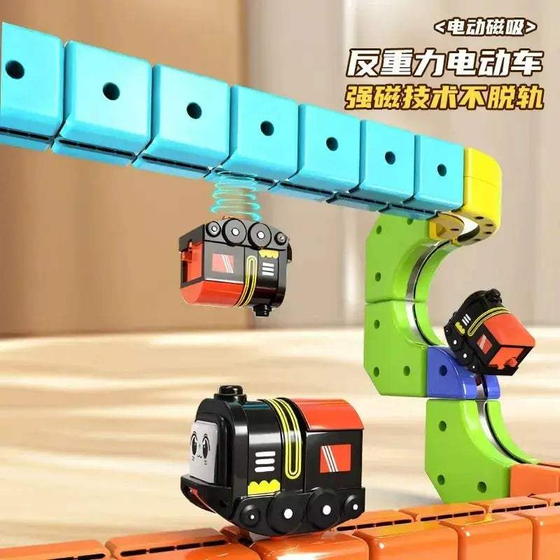 Magnetic Track Train Toy With Anti Gravity Attraction - ToylandEU