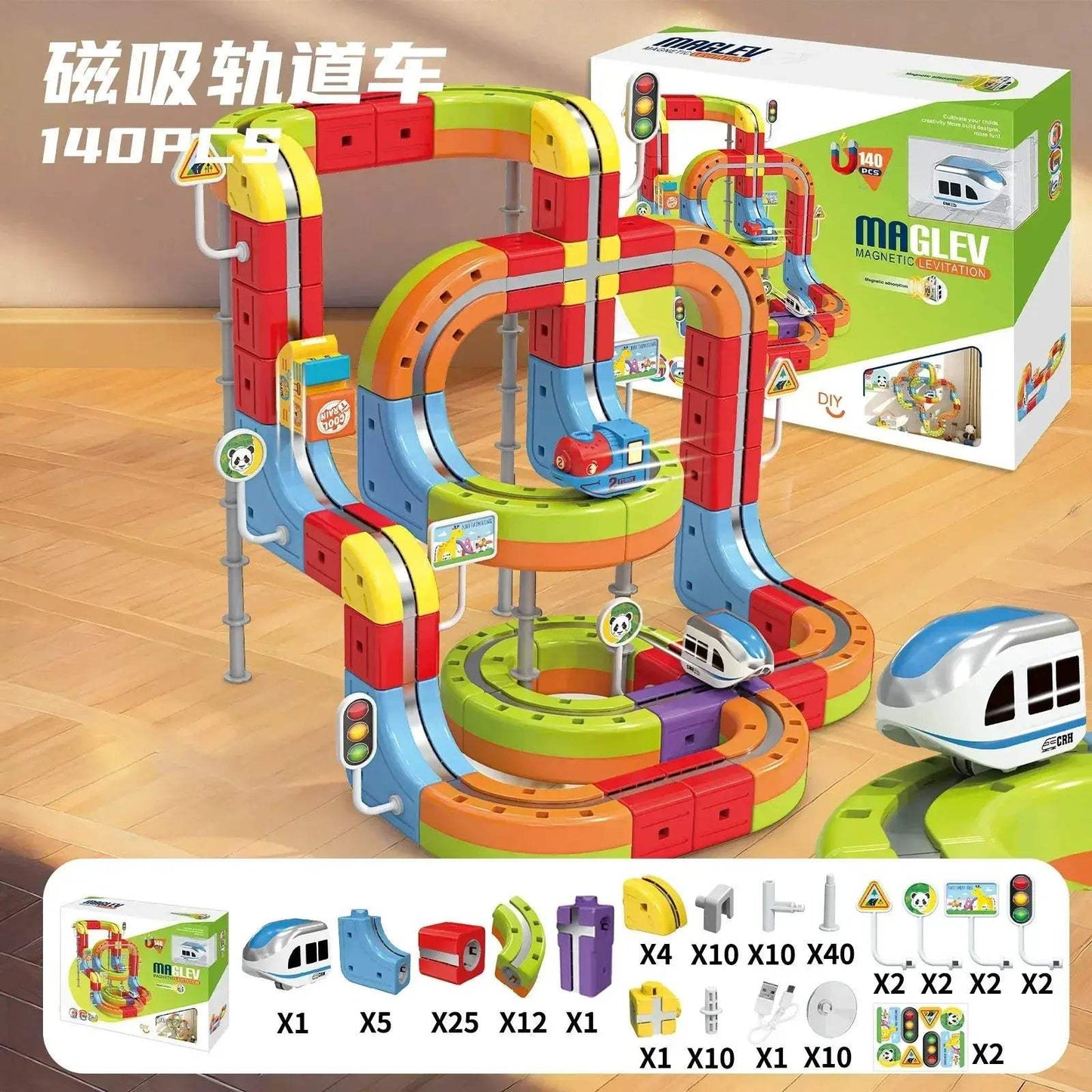 Magnetic Track Train Toy With Anti Gravity Attraction - ToylandEU
