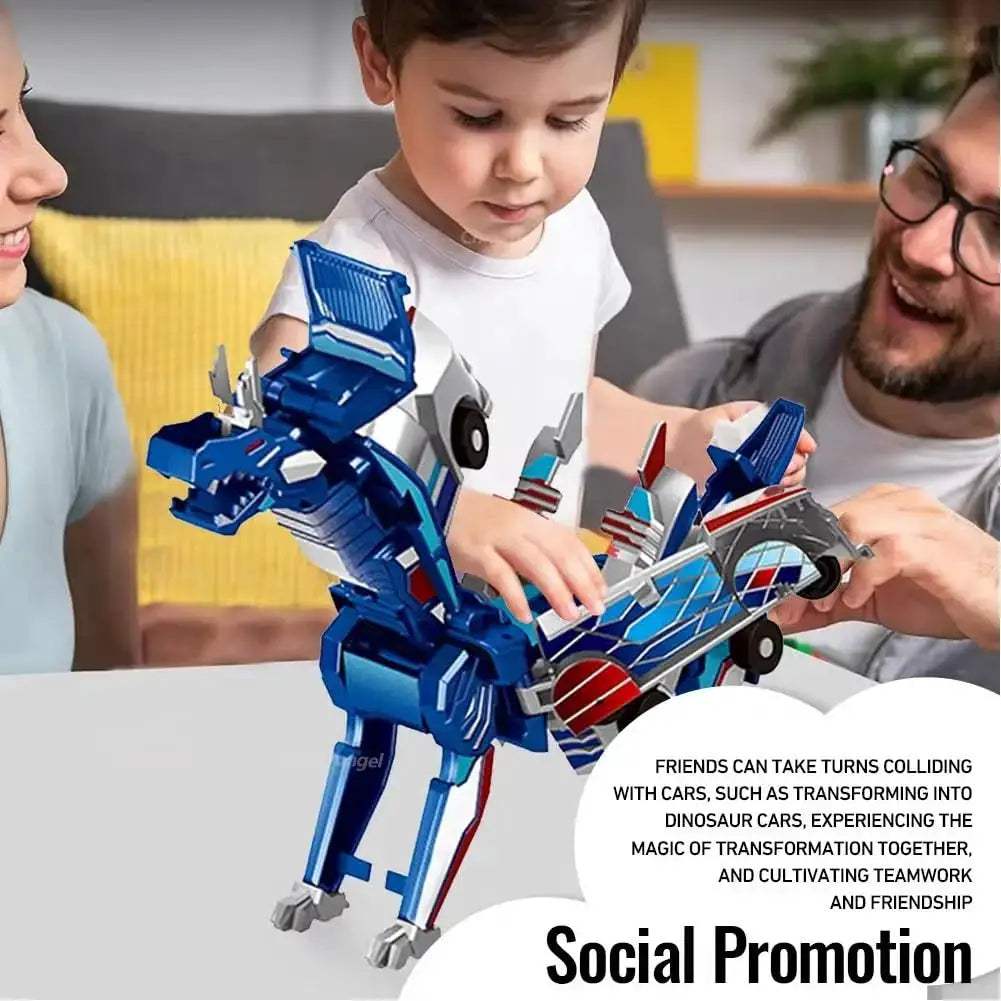 Magnetic TwoInOne Transforming Car Toy For Kids Educational Gift - ToylandEU