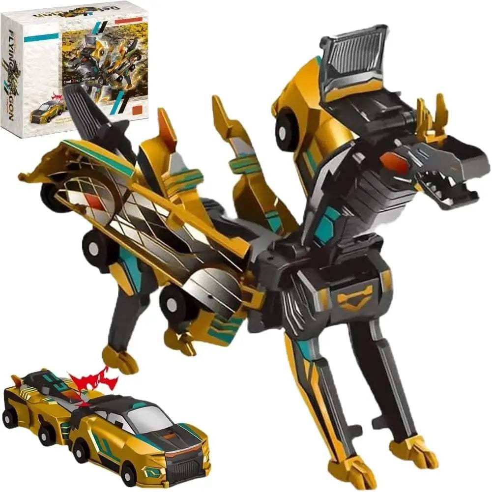 Magnetic TwoInOne Transforming Car Toy For Kids Educational Gift - ToylandEU