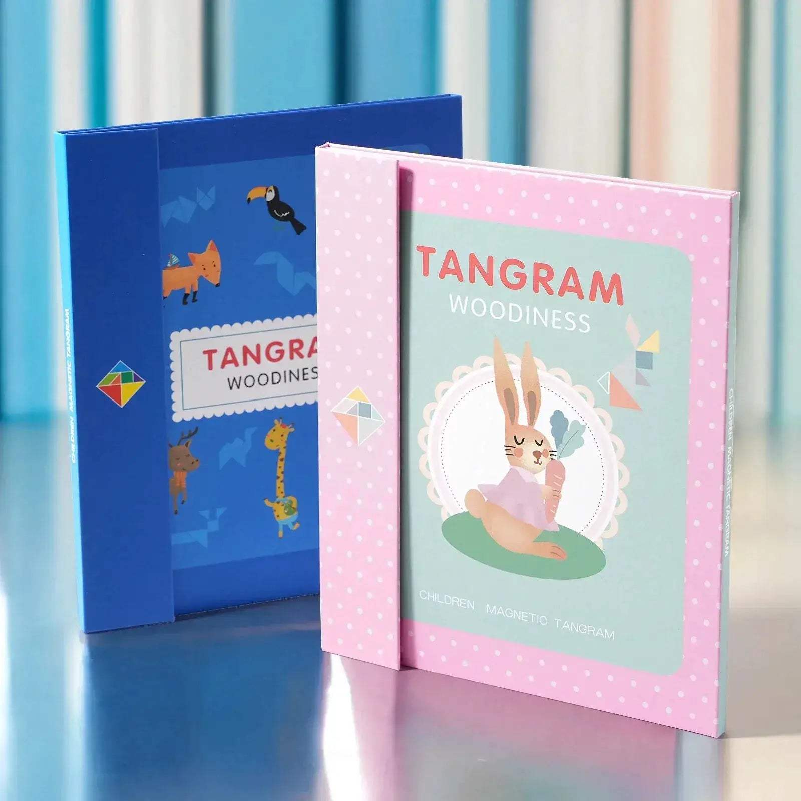 Magnetic Wooden Tangram Puzzle For Kids Montessori Educational Gift - ToylandEU