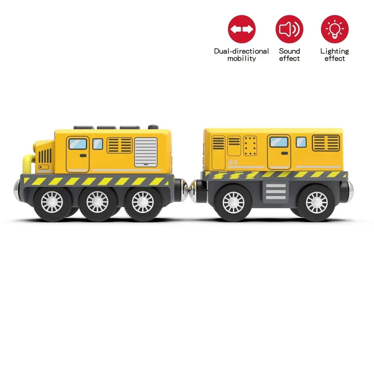 Magnetic Wooden Train Set Educational Toy For Kids - ToylandEU