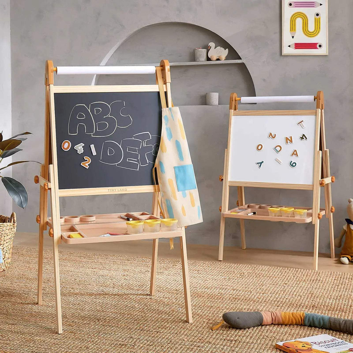 Magnitales Easel For Kids Foldable Art Station Safe