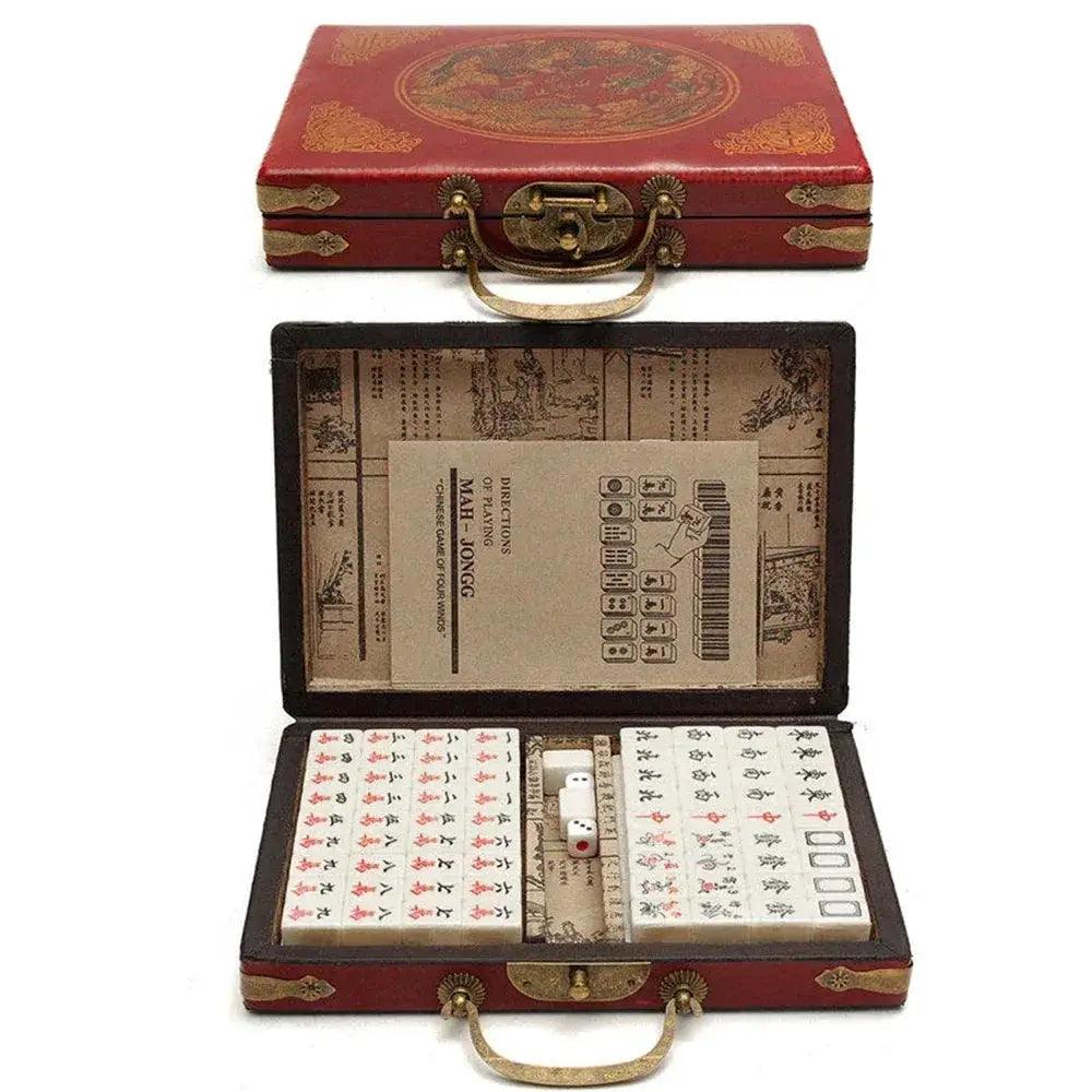 Mahjong Set Portable 144 Tiles With Box Camping -  ToylandEU™