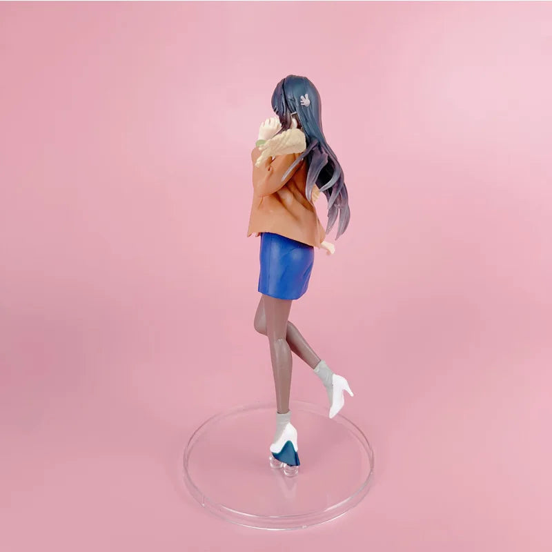 Mai Sakurajima Bunny Girl PVC Figure|22 cm|Toylandeu™ 