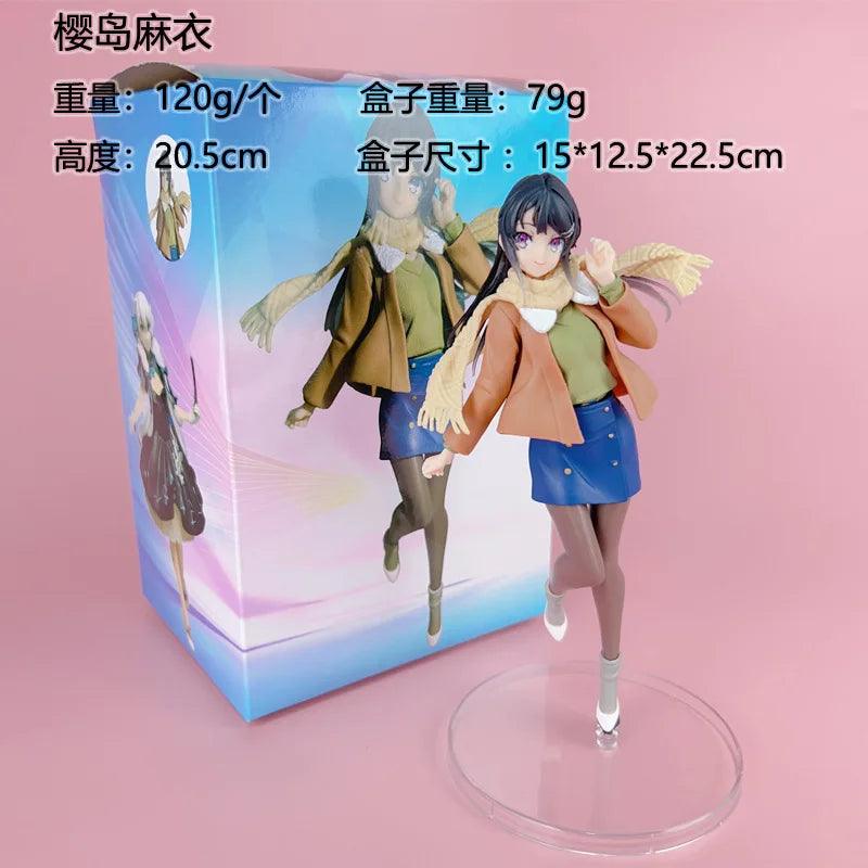  Mai Sakurajima Bunny Girl PVC Figure|22 cm|Toylandeu™ 