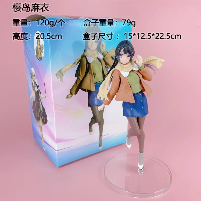  Mai Sakurajima Bunny Girl PVC Figure|22 cm|Toylandeu™ 