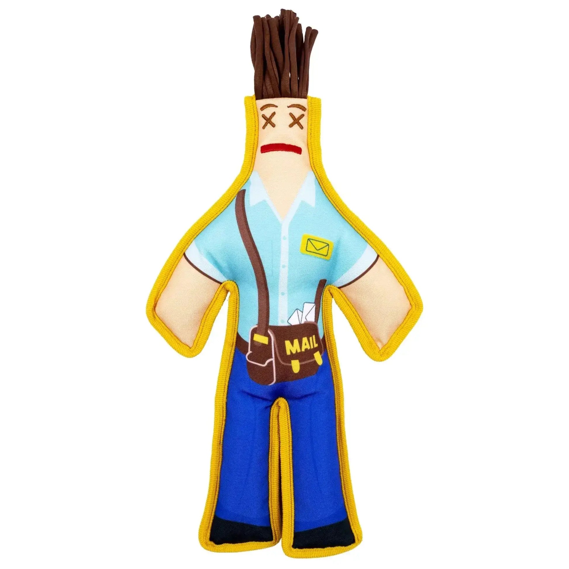 Mailman Squeaky Chew Toy - Dammit Dolls