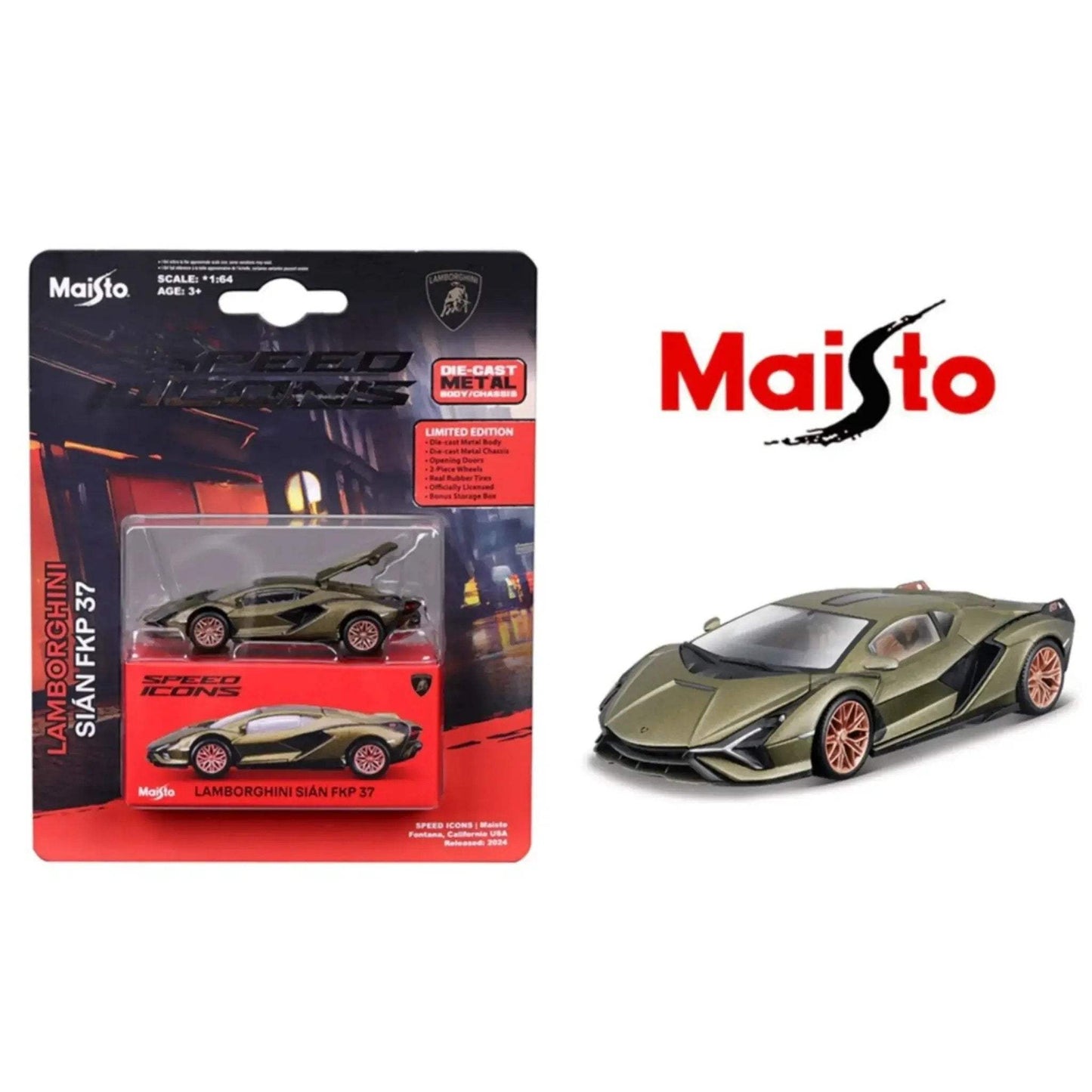 Maisto 1:64 Speed Icons Assorted Models 2025 - ToylandEU