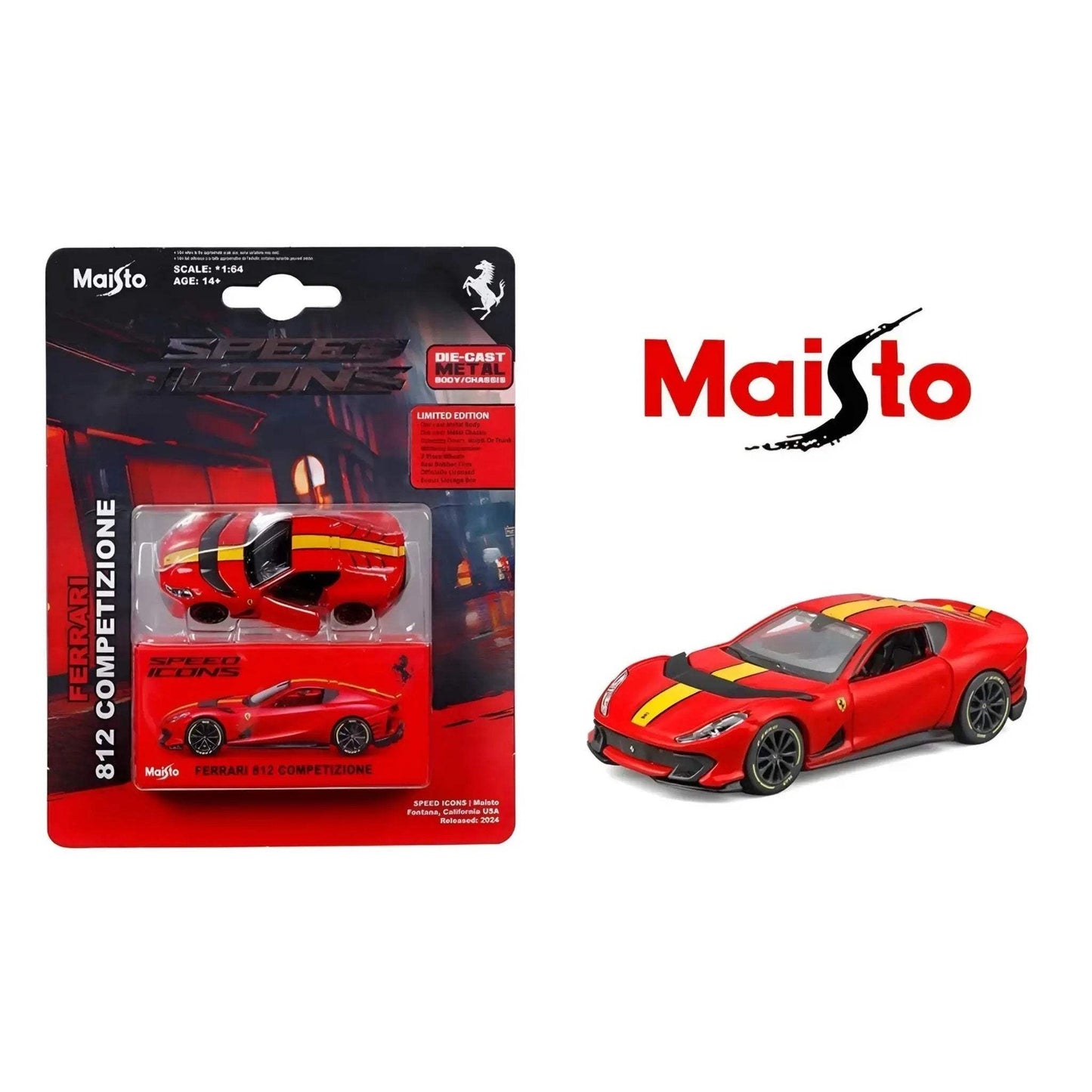 Maisto 1:64 Speed Icons Assorted Models 2025 - ToylandEU