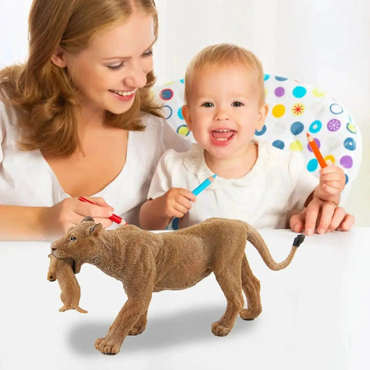  Majestic Lion Family Action Figures - Realistic Wildlife Collectibles -  ToylandEU™