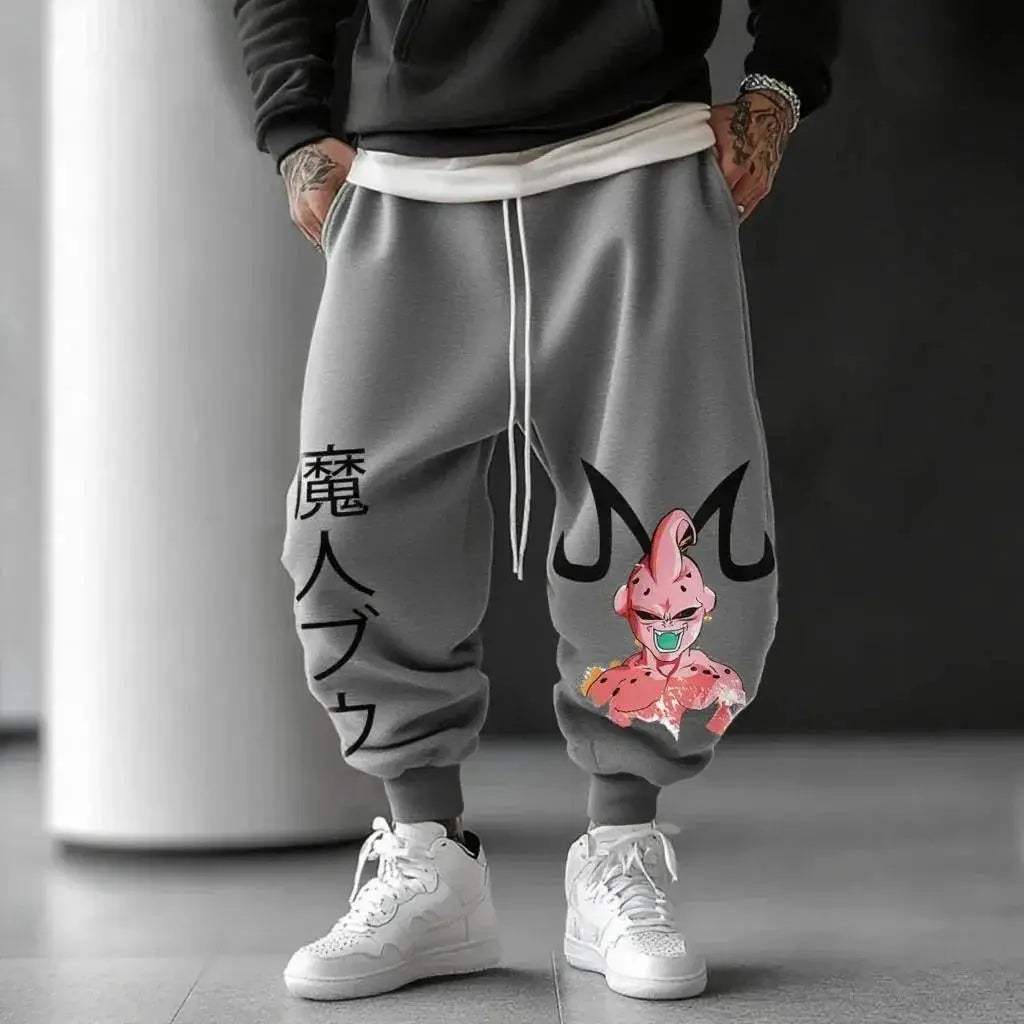 Majin Buu Cotton Hoodie Set Unisex Casual Comfort Graphic Print - ToylandEU
