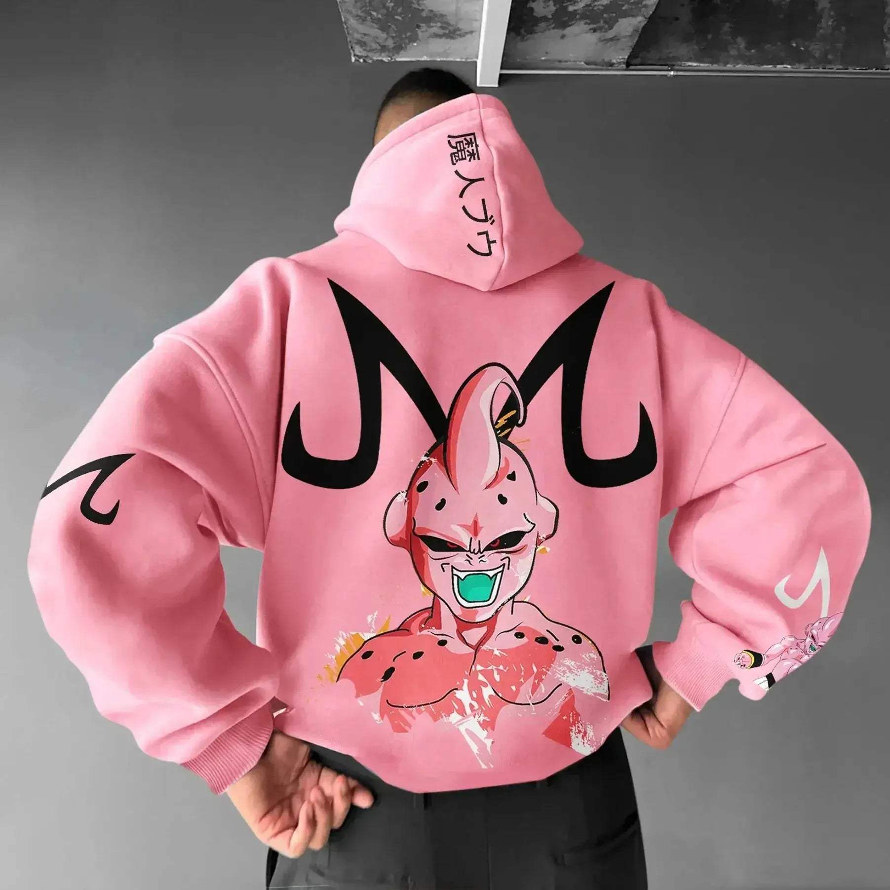 Majin Buu Hoodie Set Dragon Ball Anime Cotton Joggers - ToylandEU