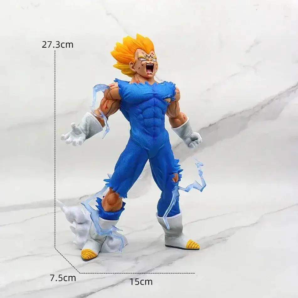 Majin Vegeta Anime Figure, Dragon Ball Z Super Saiyan Figurine 27cm - ToylandEU