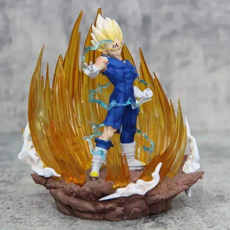 Majin Vegeta LED Figure Dragon Ball Z Collectible 6 Inch - ToylandEU
