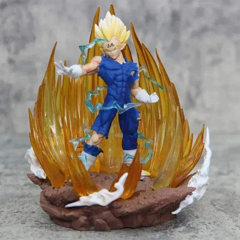 Majin Vegeta LED Figure Dragon Ball Z Collectible 6 Inch - ToylandEU