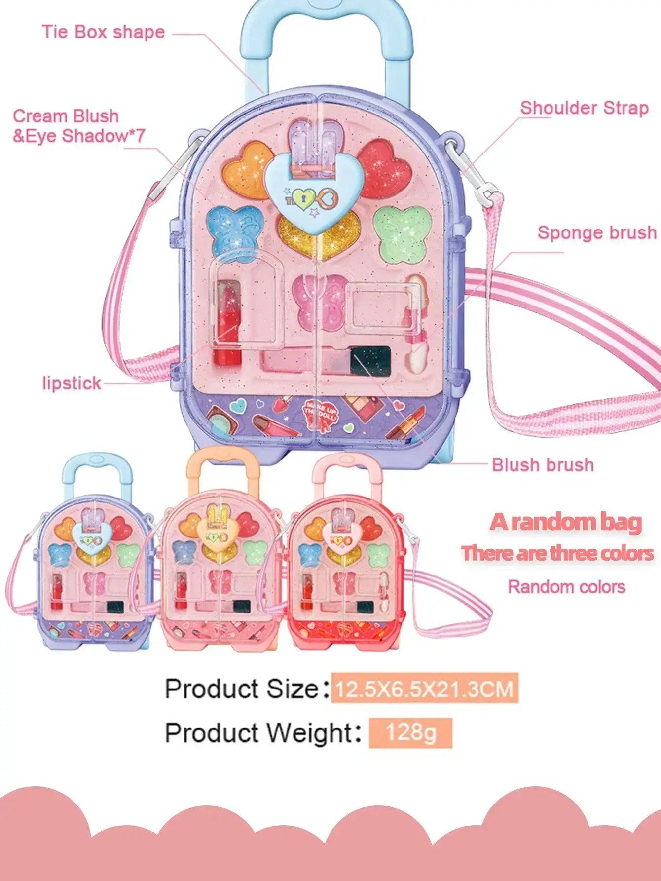  Kids Princess Makeup Kit Safe Non Toxic Gift Box Deluxe -  ToylandEU™