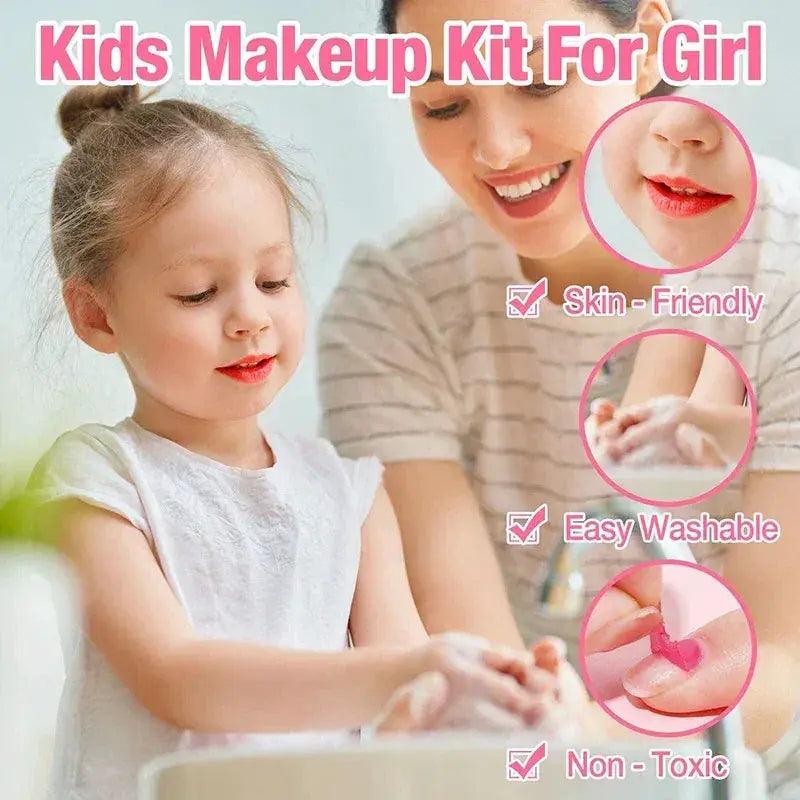  Washable Girls Makeup Set Safe Non Toxic Pretend Play -  ToylandEU™