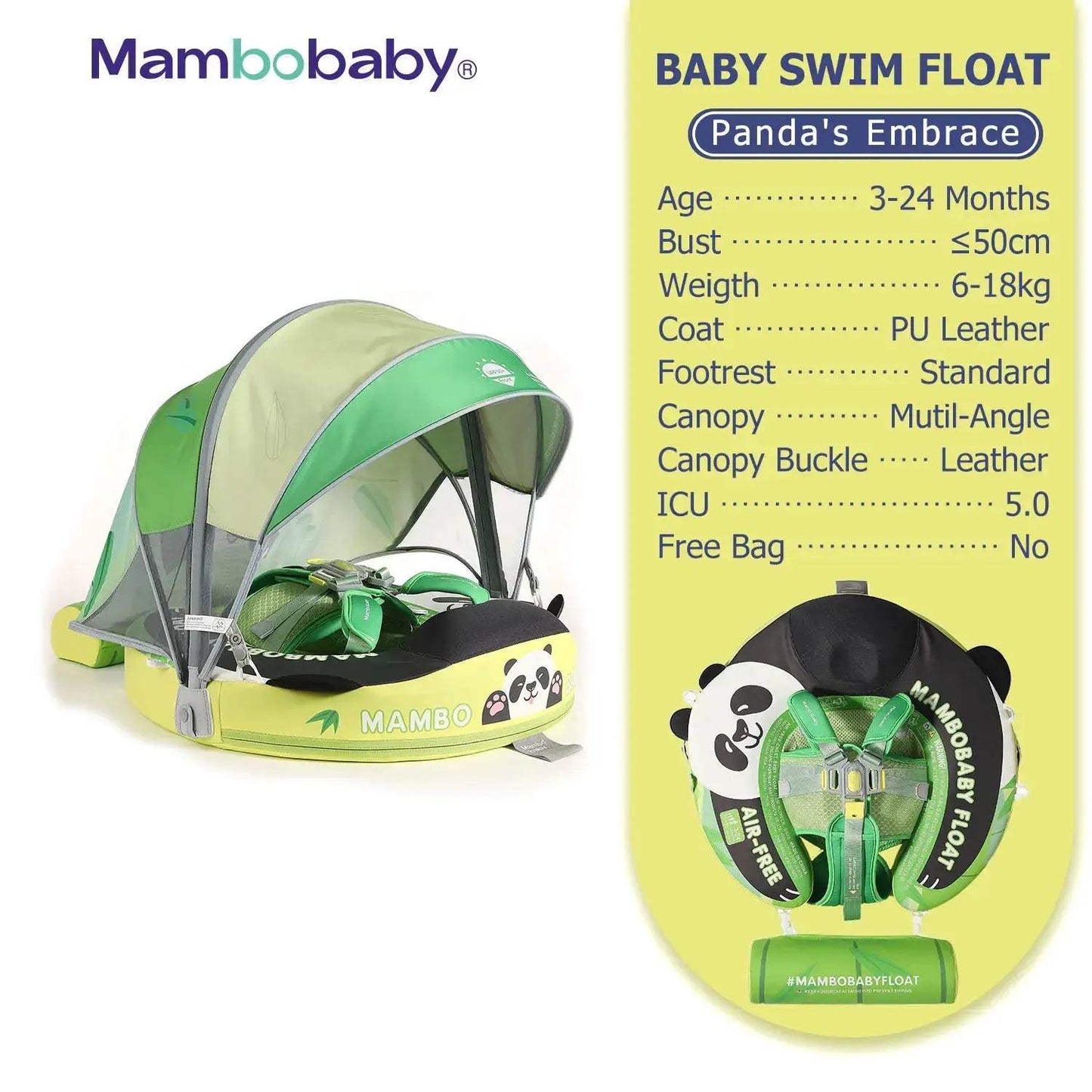  Baby Pool Float No Inflation With Removable Canopy -  ToylandEU™