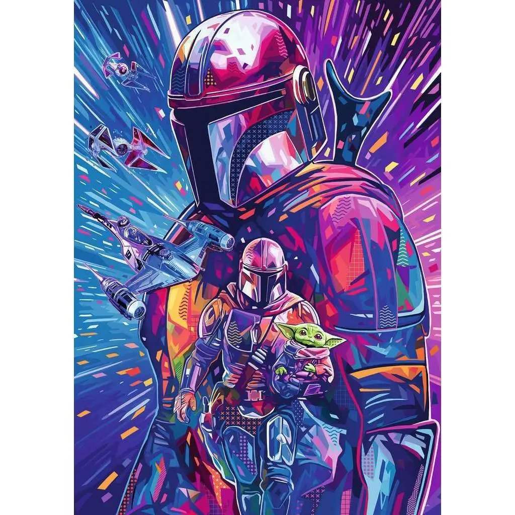 Star Wars Mandalorian Hyperspace 500 Piece Jigsaw Puzzle - ToylandEU