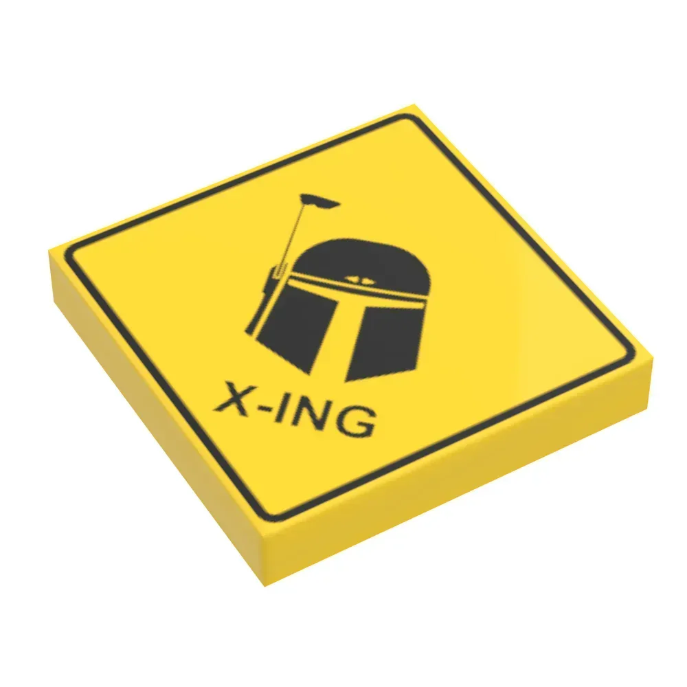 LEGO Mandalorian Crossing Sign With Custom Printed Tile - ToylandEU