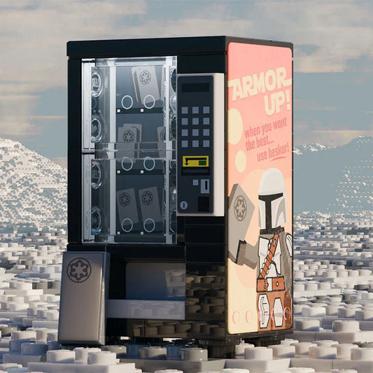 Beskar Vending Machine Building Set With Custom Tile - ToylandEU