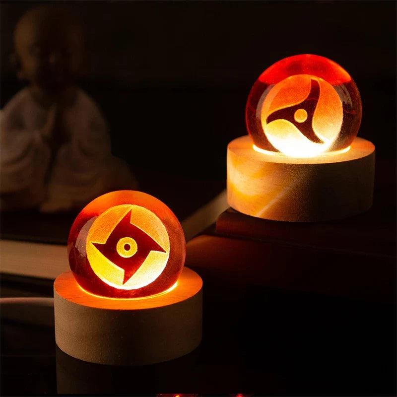  Mangekyo Sharingan Crystal Ball Seven Spheres Glow 